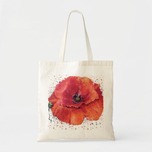 sac coquelicot rouge トートバッグ (正面)
