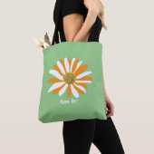 Sac de course fleur de printemps - トートバッグ (クローズアップ)