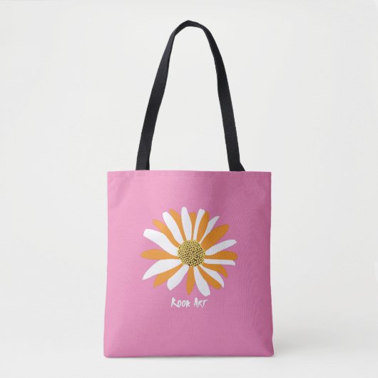 Sac de course fleur de printemps -Tote bags - トートバッグ (正面)