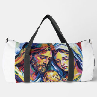 Sac De Sport Jésus Marie et Joseph huile expressio ダッフルバッグ