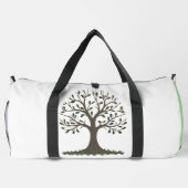 Sac de Sport vert pâle Arbre de Vie ダッフルバッグ (裏面)