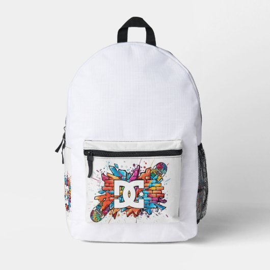 sac école DC プリントバックパック (正面)