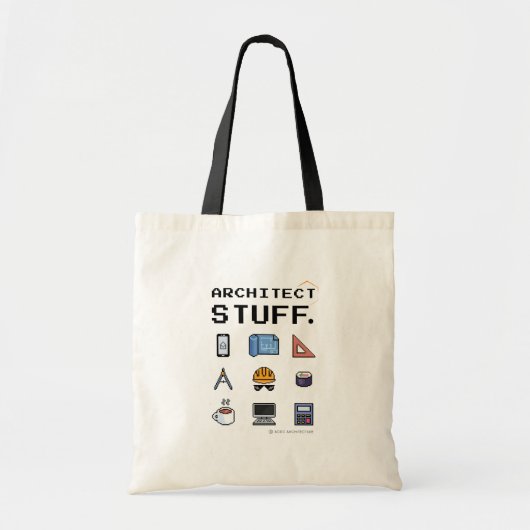 Sac fourre-tout Architect Stuff トートバッグ (正面)