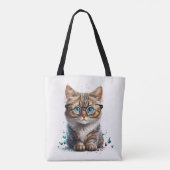 sac fourre-tout art abstrait トートバッグ (裏面)