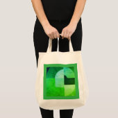 Sac fourre-tout art vert flach トートバッグ (正面(商品))
