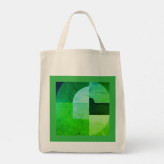 Sac fourre-tout art vert flach トートバッグ