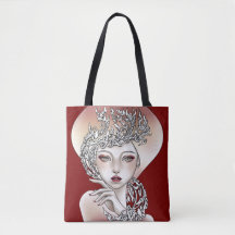 Sac fourre-tout Déesse du feu rouge