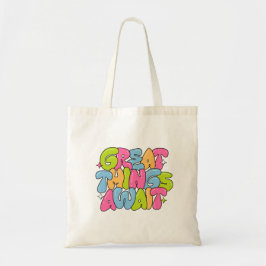 Sac fourre tout Great things トートバッグ