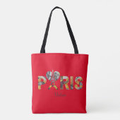 Sac fourre-tout - J'aime Paris - Street Art Urban トートバッグ (裏面)