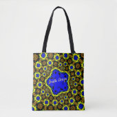 Sac fourre-tout Jimette Design Mandala トートバッグ (正面)