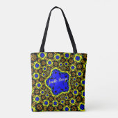Sac fourre-tout Jimette Design Mandala トートバッグ (裏面)