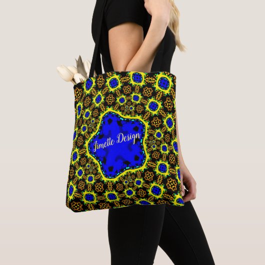 Sac fourre-tout Jimette Design Mandala トートバッグ (クローズアップ)