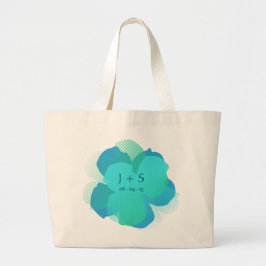 Sac Fourre-tout Jumbo Popflower Lagon ラージトートバッグ