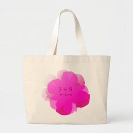 Sac Fourre-tout Jumbo Popflower Rose ラージトートバッグ