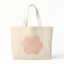 Sac Fourre-tout Jumbo Popflower rose poudré