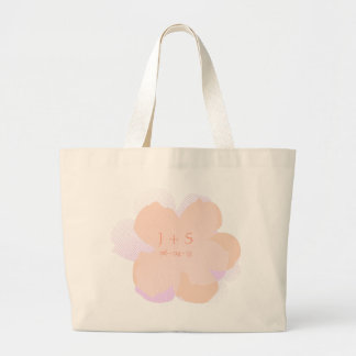 Sac Fourre-tout Jumbo Popflower rose poudré ラージトートバッグ