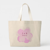 Sac Fourre-tout Jumbo Popflower rose poudré 2 ラージトートバッグ (裏面)