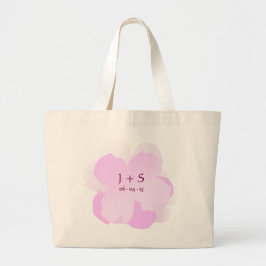 Sac Fourre-tout Jumbo Popflower rose poudré 2 ラージトートバッグ