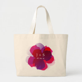 Sac Fourre-tout Jumbo Popflower Violet/rose ラージトートバッグ