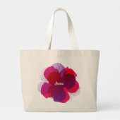 Sac Fourre-tout Jumbo Popflower Violet/rose ラージトートバッグ (裏面)