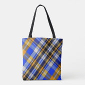 Sac I love Dinard et tartan トートバッグ (裏面)