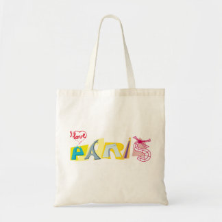 Sac I love Paris トートバッグ