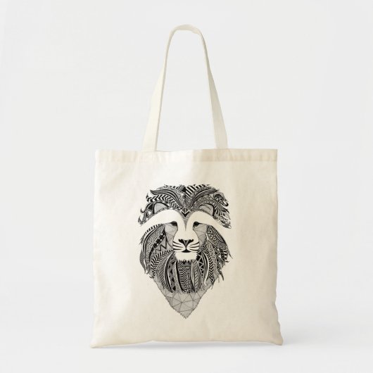 Sac lion dark Bag lion トートバッグ (正面)