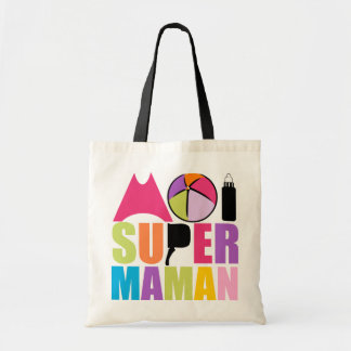 Sac Moi Super Maman - Logo Couleurs Douces トートバッグ