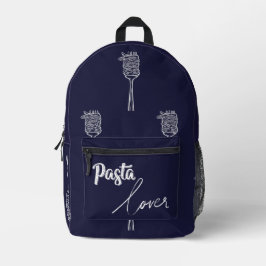 Sac « Pasta Lover » – Accessoire foodie & inspirat プリントバックパック