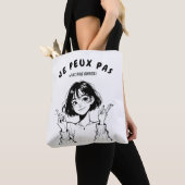 Sac personnalisable à message トートバッグ (クローズアップ)
