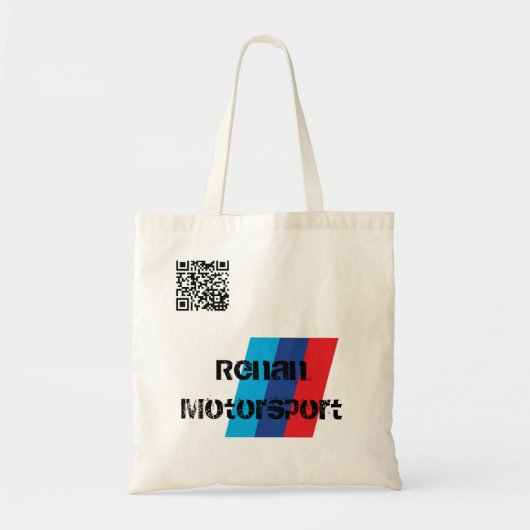 Sac QR Renan Motorsport トートバッグ (正面)