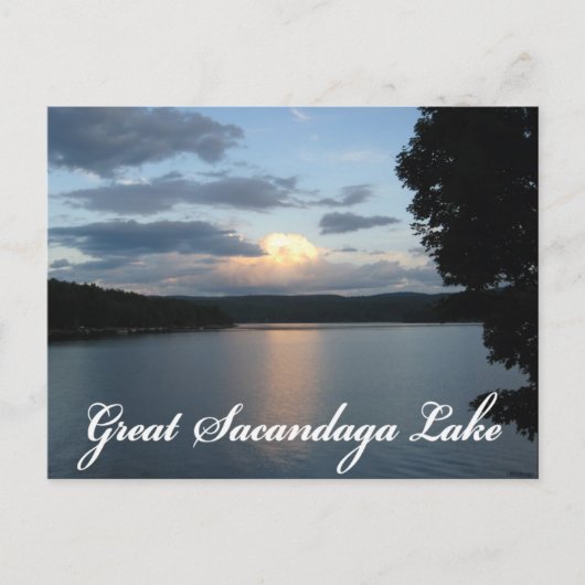 Sacandaga Clouds Postcard ポストカード (正面)