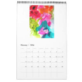 Sacha Grossel著水彩画の芸術のカレンダー カレンダー (2月 2026)