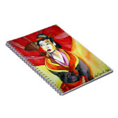 Sacha Grossel Artによる芸者手帳 ノートブック (右側)