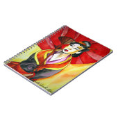 Sacha Grossel Artによる芸者手帳 ノートブック (左側)