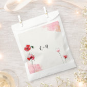 Sachets "Coquelicots" フェイバーバッグ (クリップ留めされた状態)