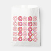 Sachets en papier Donuts Rose I Gâteaux I Bonbons フェイバーバッグ (正面)
