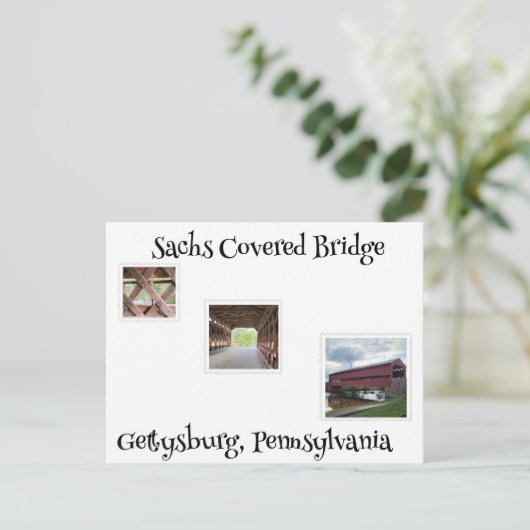 Sachs Covered Bridge ポストカード (スタンド正面)