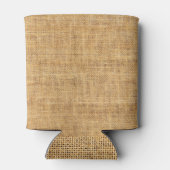 Sackclothテクスチャ:バックグラウン素朴ドエッセンス 缶クーラー (裏面)