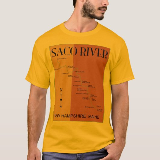 Sacoの川 Tシャツ (正面)