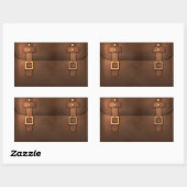 sacoche cuir Pony Express 長方形シール (シート)