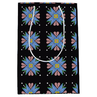 Sacola de Presente Estrela azul ミディアムペーパーバッグ