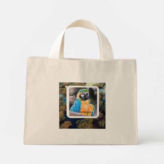 Sacola Mini Arara ミニトートバッグ (裏面)