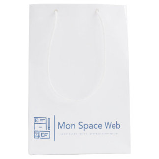 Sacola para Presente Mon Space Web ミディアムペーパーバッグ