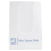 Sacola para Presente Mon Space Web ミディアムペーパーバッグ (裏面)