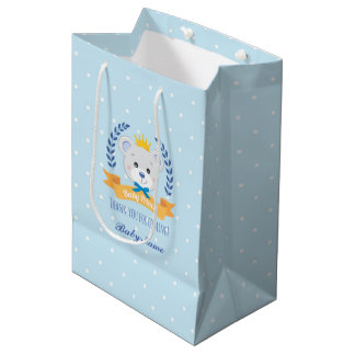 Sacola para presentes “Baby Prince Bear ” ミディアムペーパーバッグ