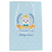 Sacola para presentes “Baby Prince Bear ” ミディアムペーパーバッグ (正面)