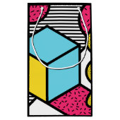 Sacola Presente P Brilho Fashion 80s e 90s v01 スモールペーパーバッグ (裏面)