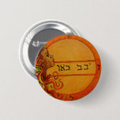 SacralチャクラのSolomonのシールボタン 缶バッジ (正面&裏面)