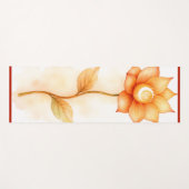 Sacral Chakra Yoga Mat – Orange Lotus Creativity ヨガマット (正面(横))